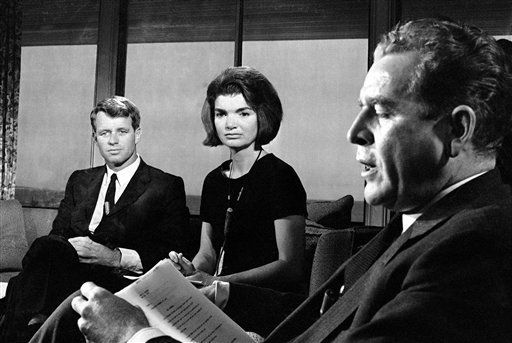 Robert Kennedy and Jacqueline Kennedy